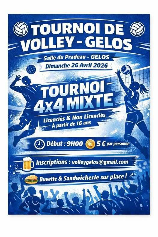Tournoi Volley Ball 26/3/26