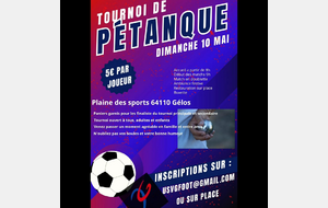 Tournoi Pétanque 10/5/26