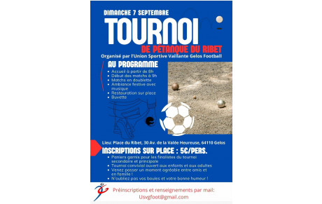 Tournoi Pétanque